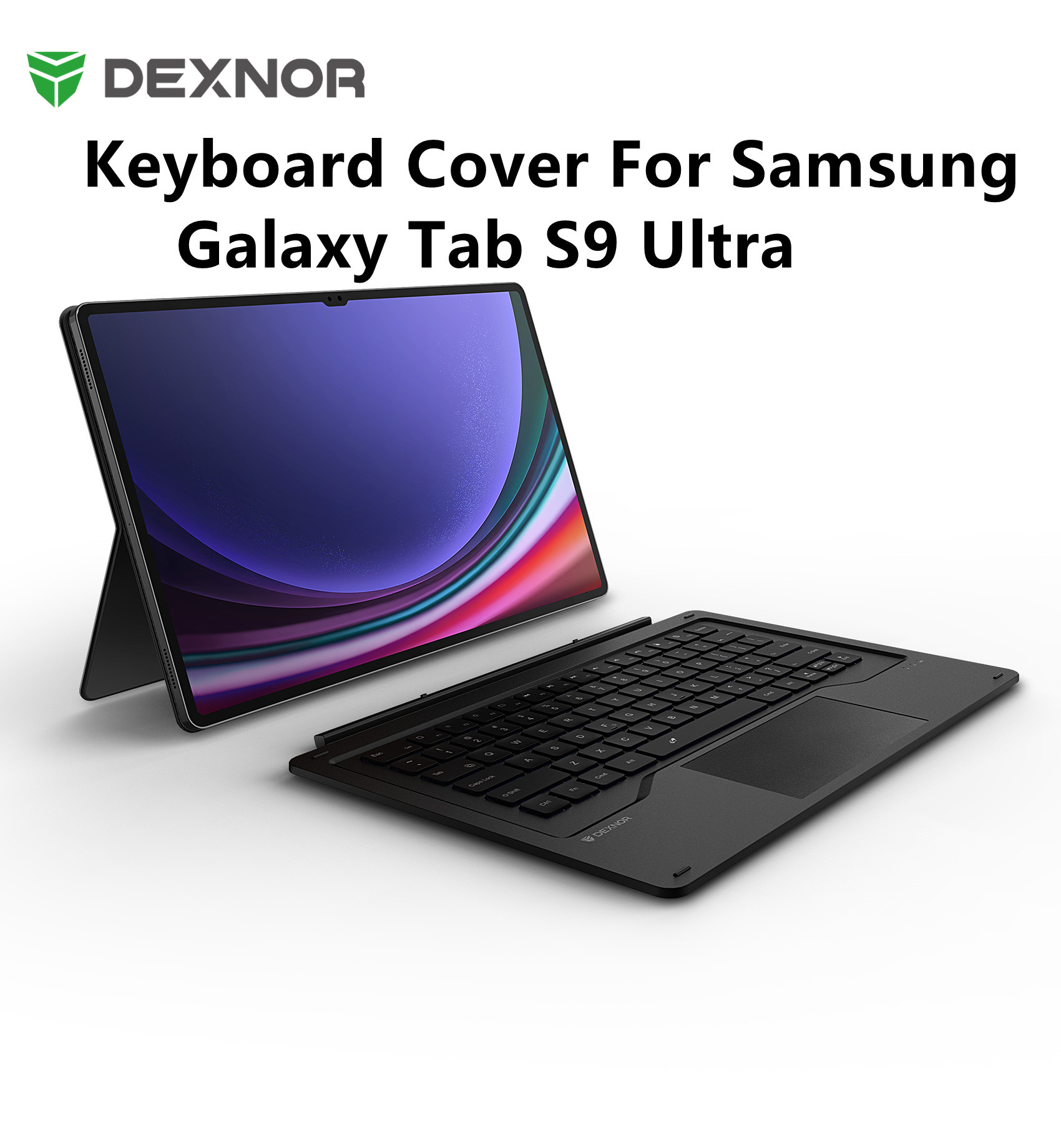 Samsung Tablet Keyboard Accessories - Keyboard Magnetic Detachable Book Cover Style