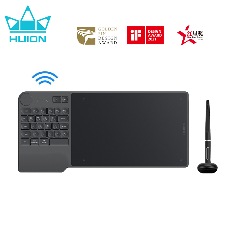 Huion Tablet Accessories - Huion KD200 Inspiroy Keydial Wireless Graphics