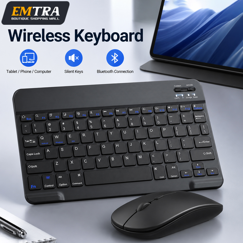 Windows Tablet Accessories - Bluetooth Wireless Keyboard For Android IOS