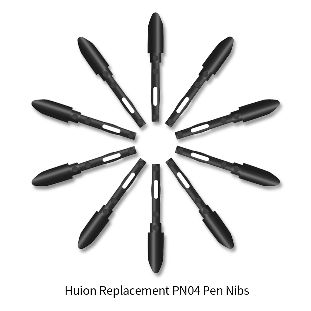 Huion Tablet Accessories - PN05 10pcs Replacement Pen Nibs Graphics