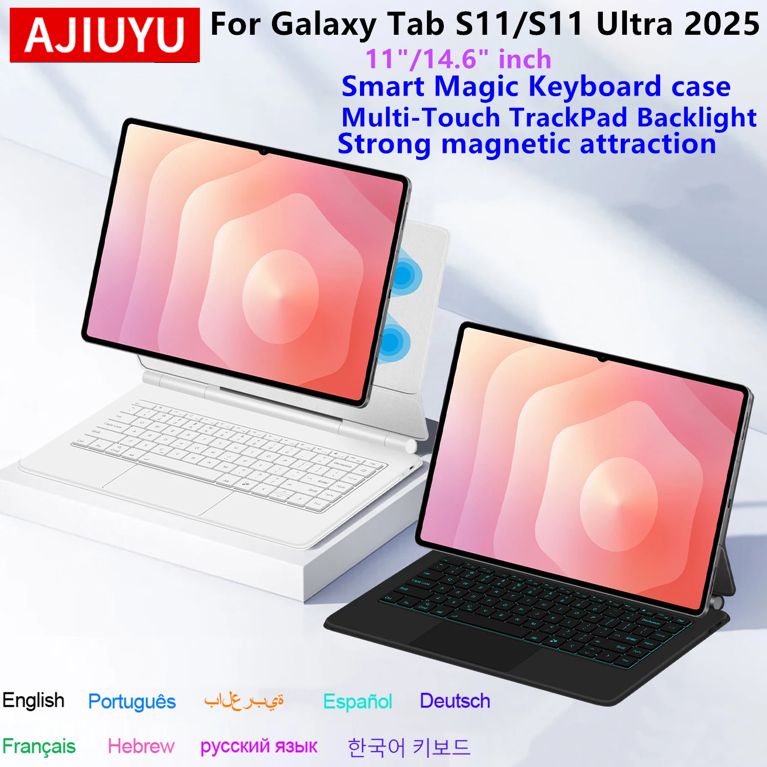 Magic Keyboard Case For Samsun - Samsung Tablet Keyboard Accessories incelemesi ve fiyatı