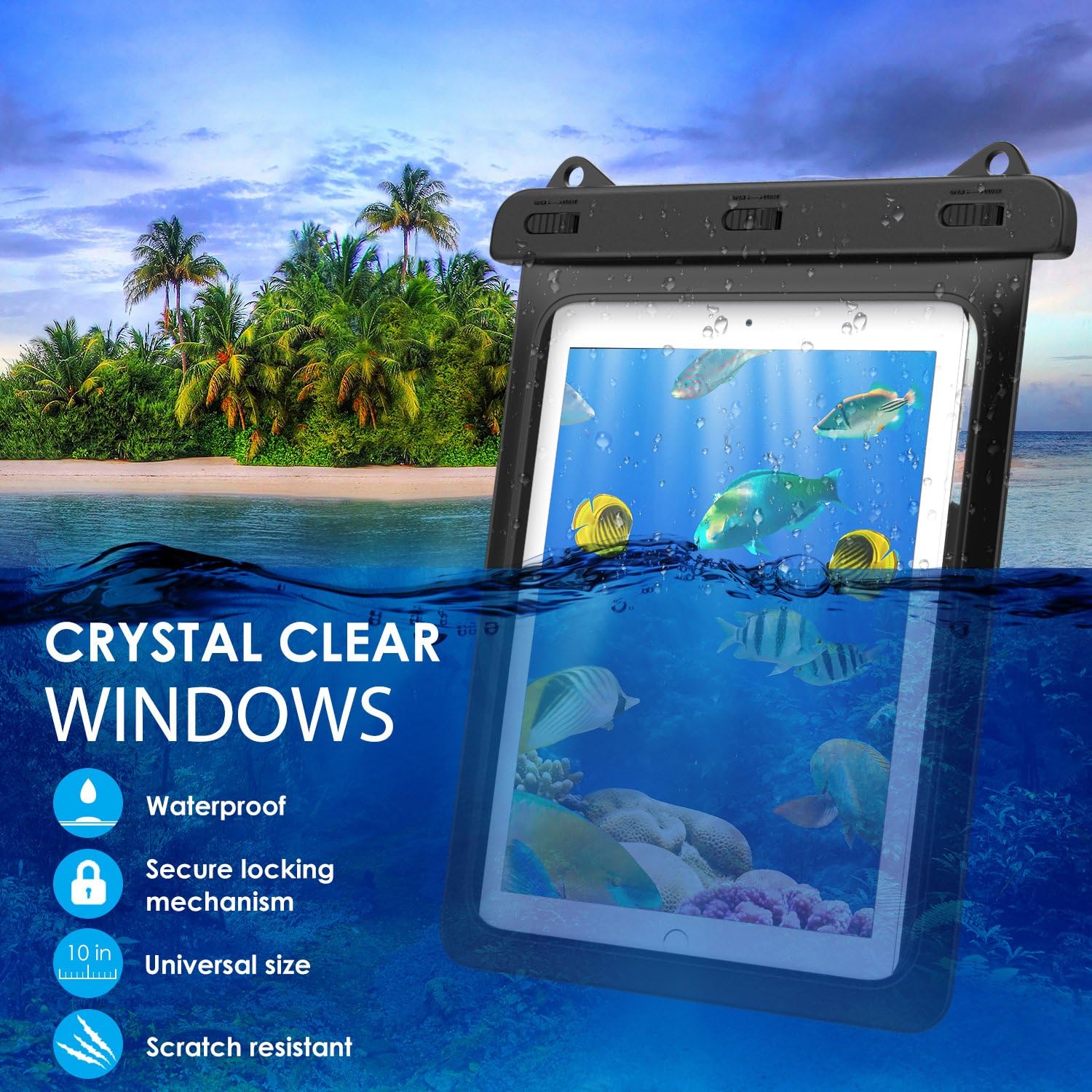 MoKo Waterproof Tablet Case Ta - Tablet Accessories Samsung incelemesi ve fiyatı