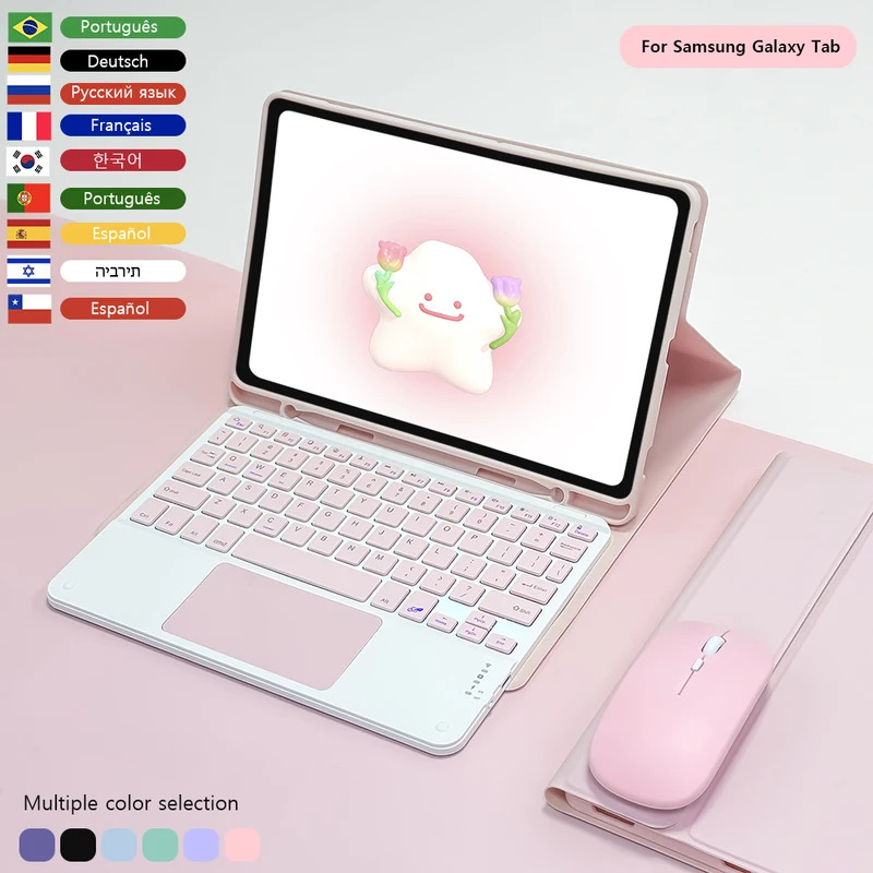 Magic Keyboard Case For Samsun - Samsung Tablet Keyboard Accessories incelemesi ve fiyatı