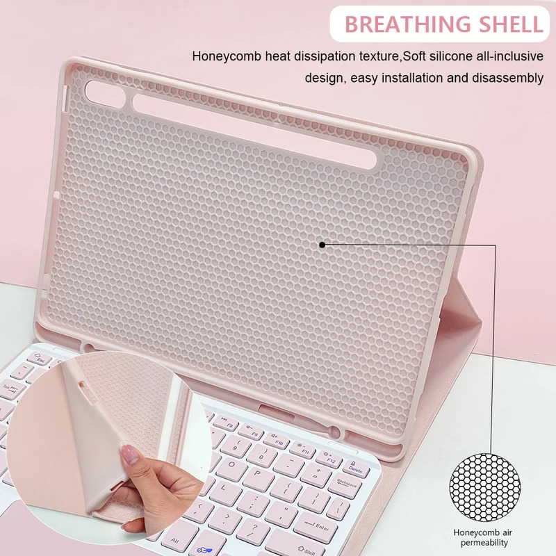 Magic Keyboard Case For Samsun - Samsung Tablet Keyboard Accessories incelemesi ve fiyatı