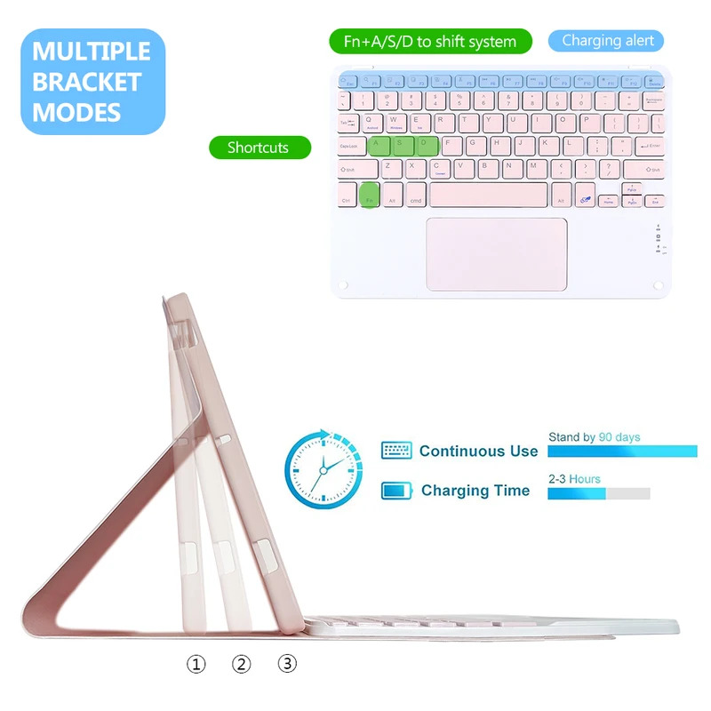 Magic Keyboard Case For Samsun - Samsung Tablet Keyboard Accessories incelemesi ve fiyatı