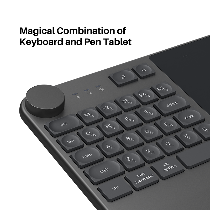 Huion KD200 Inspiroy Keydial W - Huion Tablet Accessories incelemesi ve fiyatı