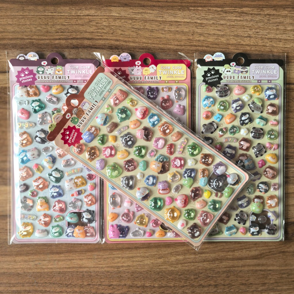 4Pcs Kawaii 3D Embossed Cartoo - Tablet Accessories Kids incelemesi ve fiyatı