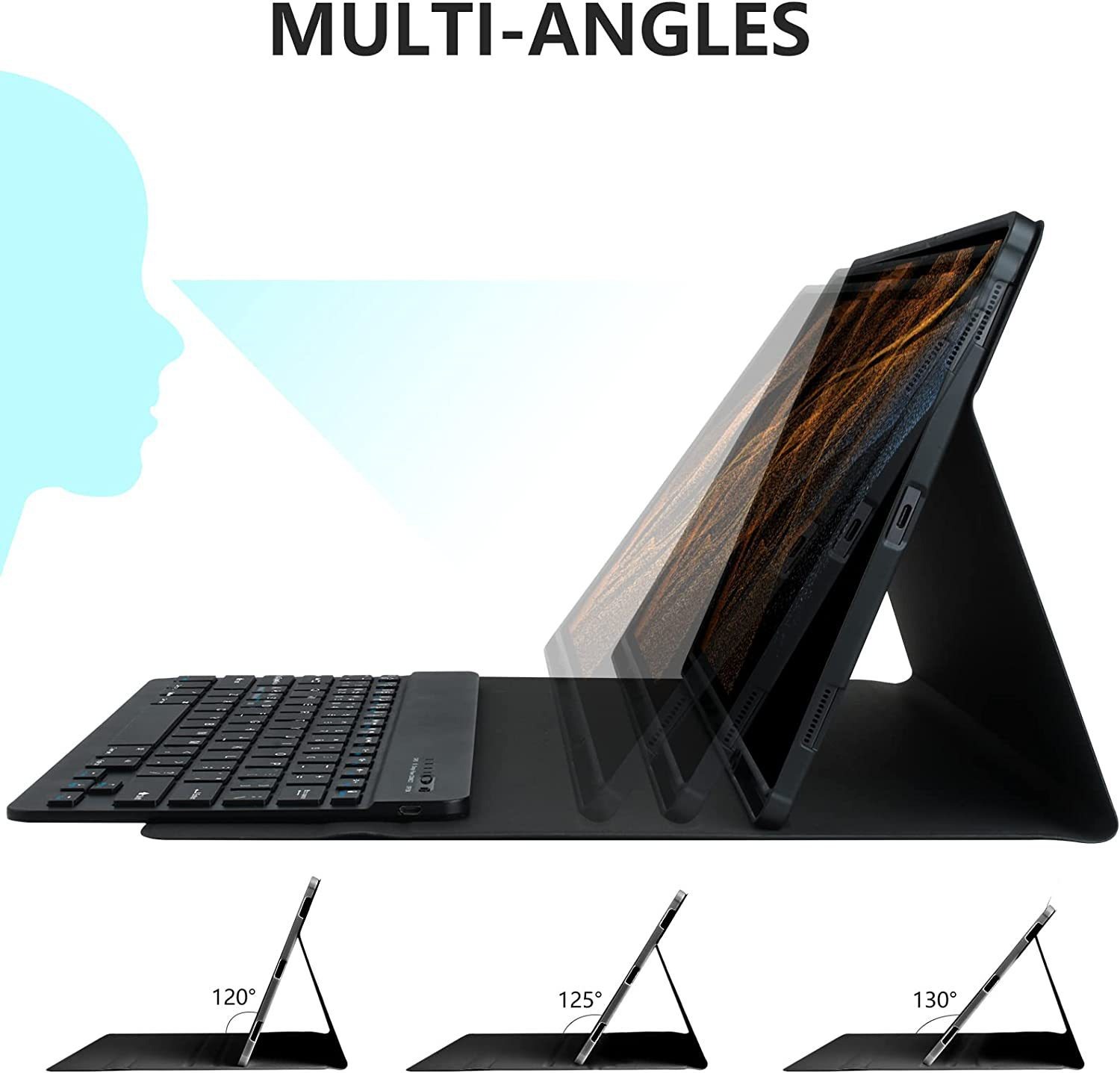 Case for Samsung Galaxy Tab S8 - Samsung Tablet Keyboard Accessories incelemesi ve fiyatı
