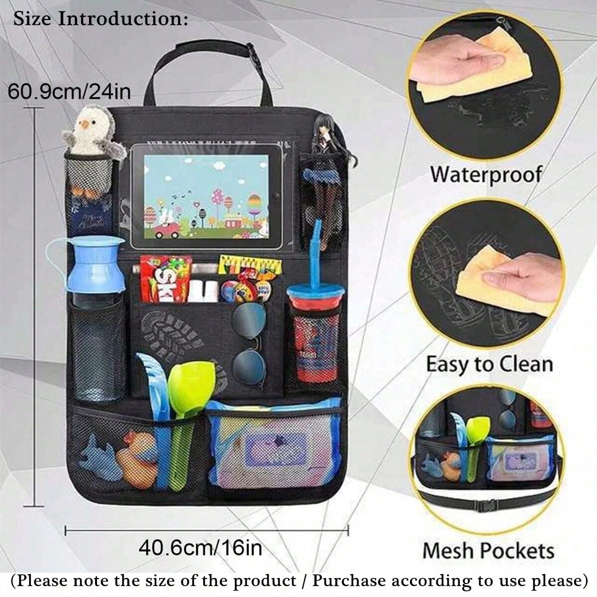 Backseat Car Organizer, Kick M - Tablet Accessories Bag incelemesi ve fiyatı