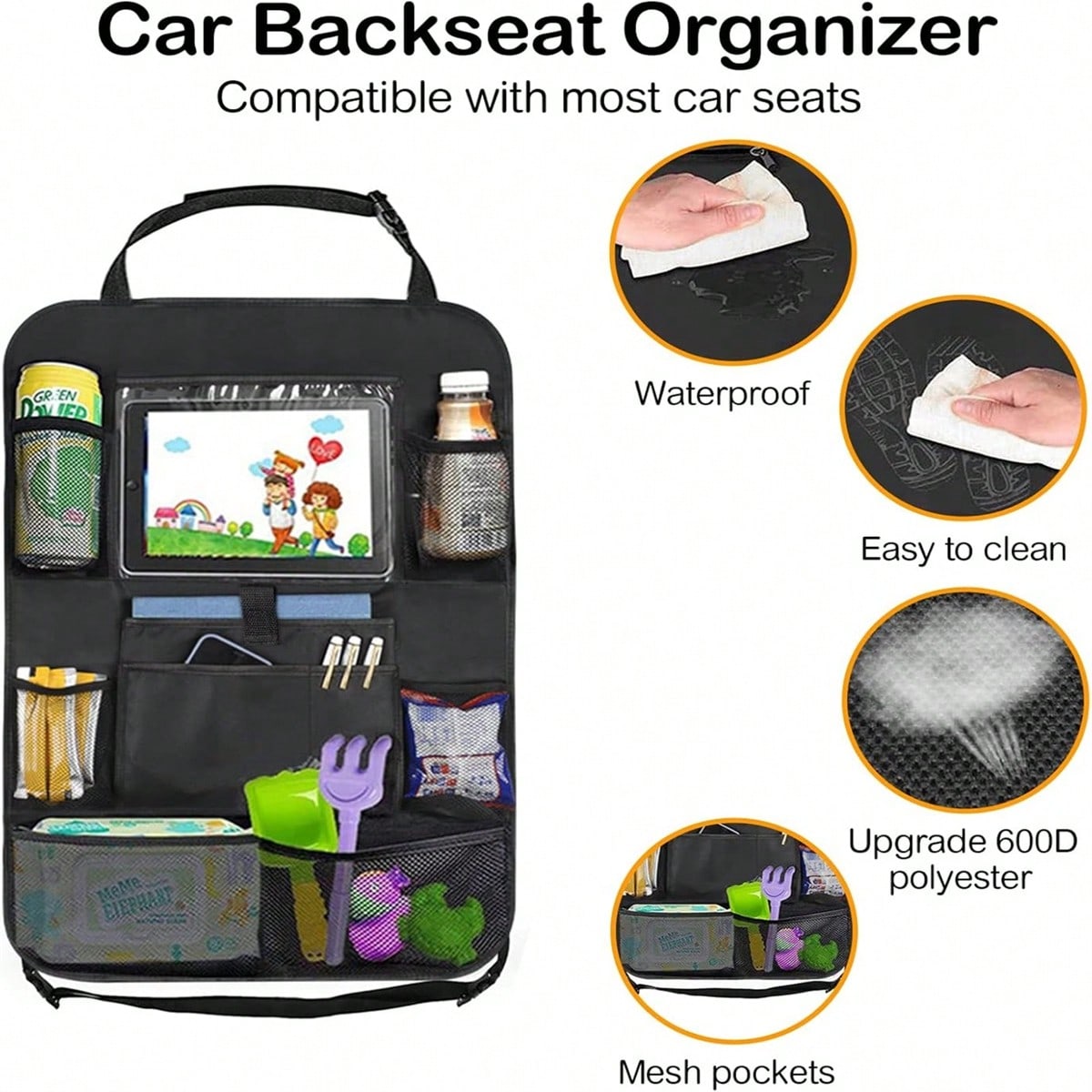 Backseat Car Organizer, Kick M - Tablet Accessories Bag incelemesi ve fiyatı