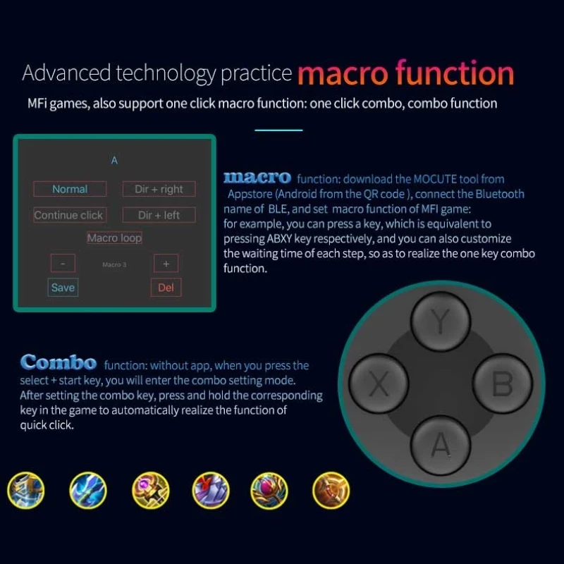 Cell Phone Gamepad Joystick Fo - Android Tablet Gaming Accessories incelemesi ve fiyatı