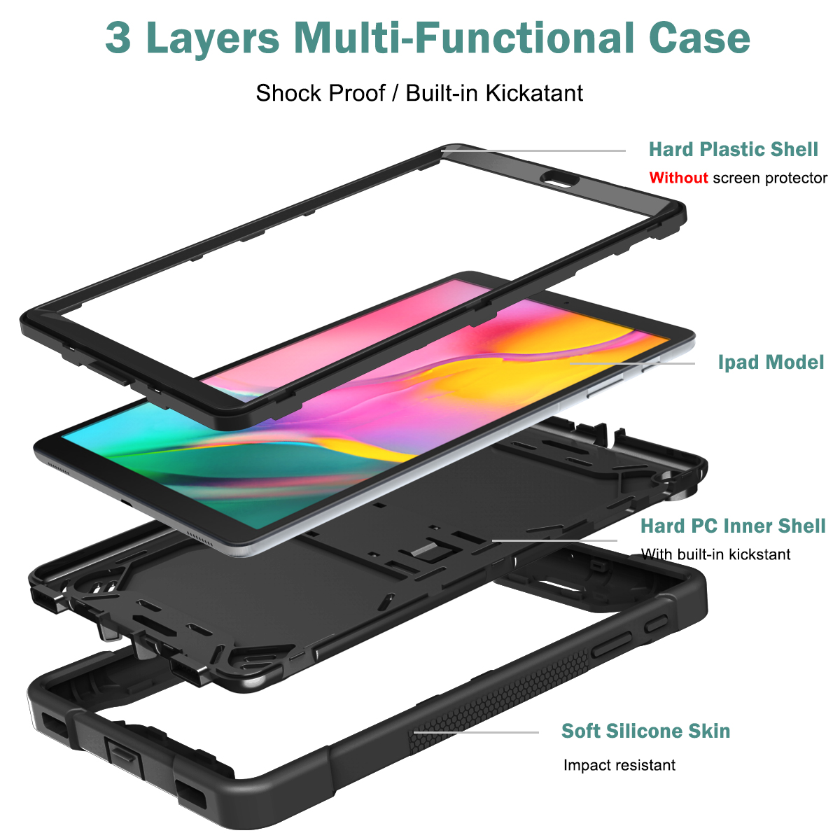 Heavy Duty Stand Case for Sams - Tablet Accessories Samsung incelemesi ve fiyatı