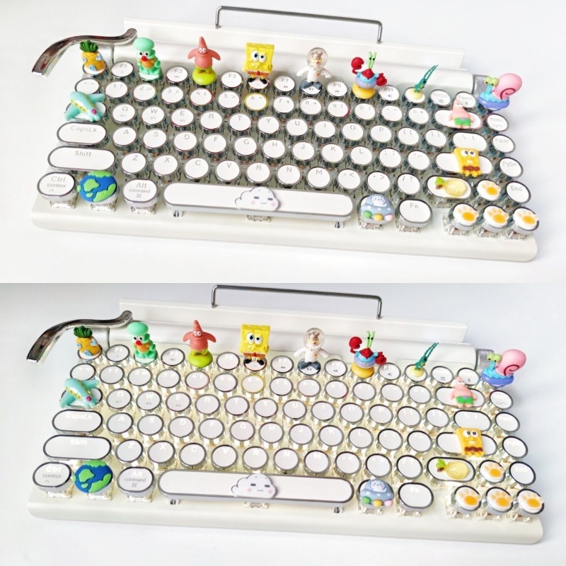 Retro SpongeBo Mechanical Keyb - Tablet Accessories Kids incelemesi ve fiyatı