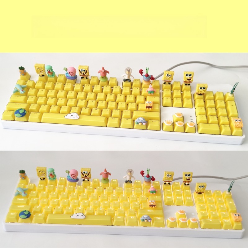 Retro SpongeBo Mechanical Keyb - Tablet Accessories Kids incelemesi ve fiyatı