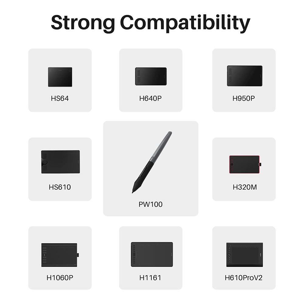 HUION PW100 Battery-Free Stylu - Huion Tablet Accessories incelemesi ve fiyatı