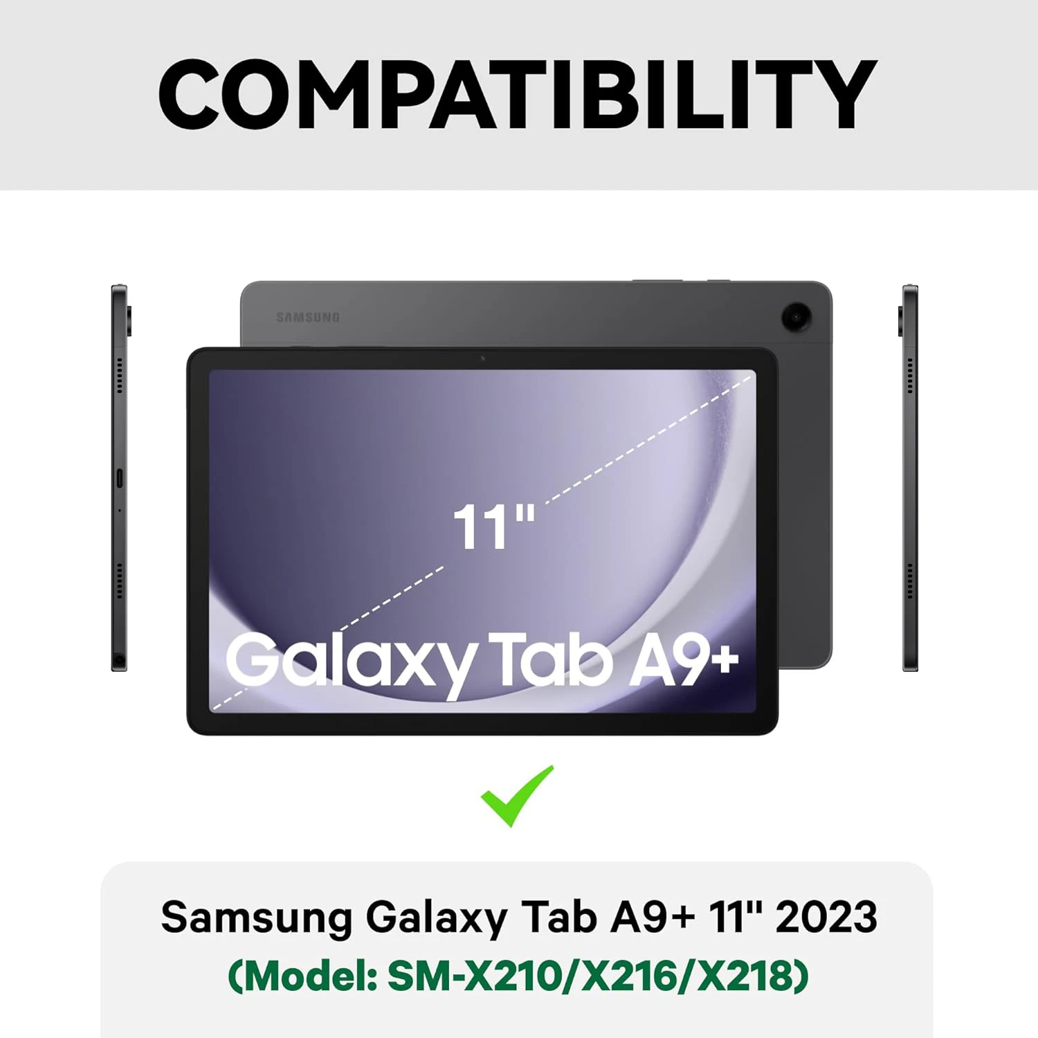 Case for Samsung Galaxy Tab A9 - Samsung Tablet Keyboard Accessories incelemesi ve fiyatı