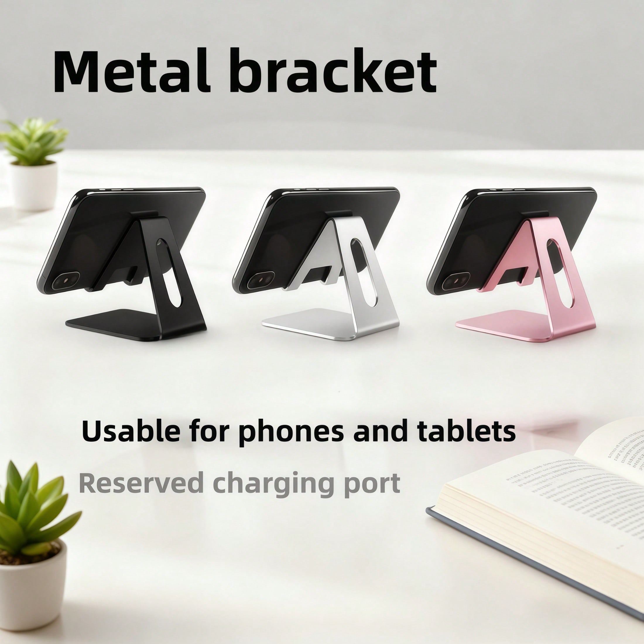 1pc Universal Metal Phone/Tabl - Tablet Stand Accessories incelemesi ve fiyatı