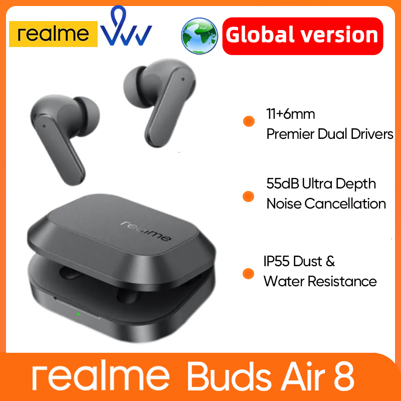 realme Buds Air 8 Global Versi - Realme Tablet Accessories incelemesi ve fiyatı