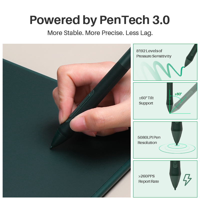 Huion Inspiroy 2 M H951P Graph - Huion Tablet Accessories incelemesi ve fiyatı
