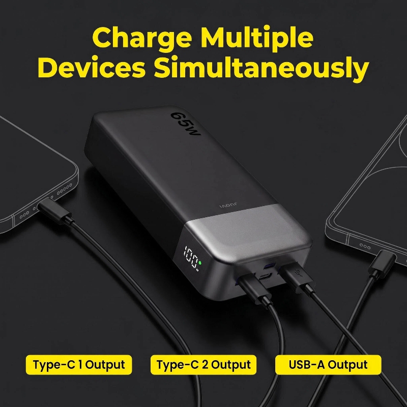 JUOVI 20000mAh Power Bank 65W  - Tablet Accessories Samsung incelemesi ve fiyatı