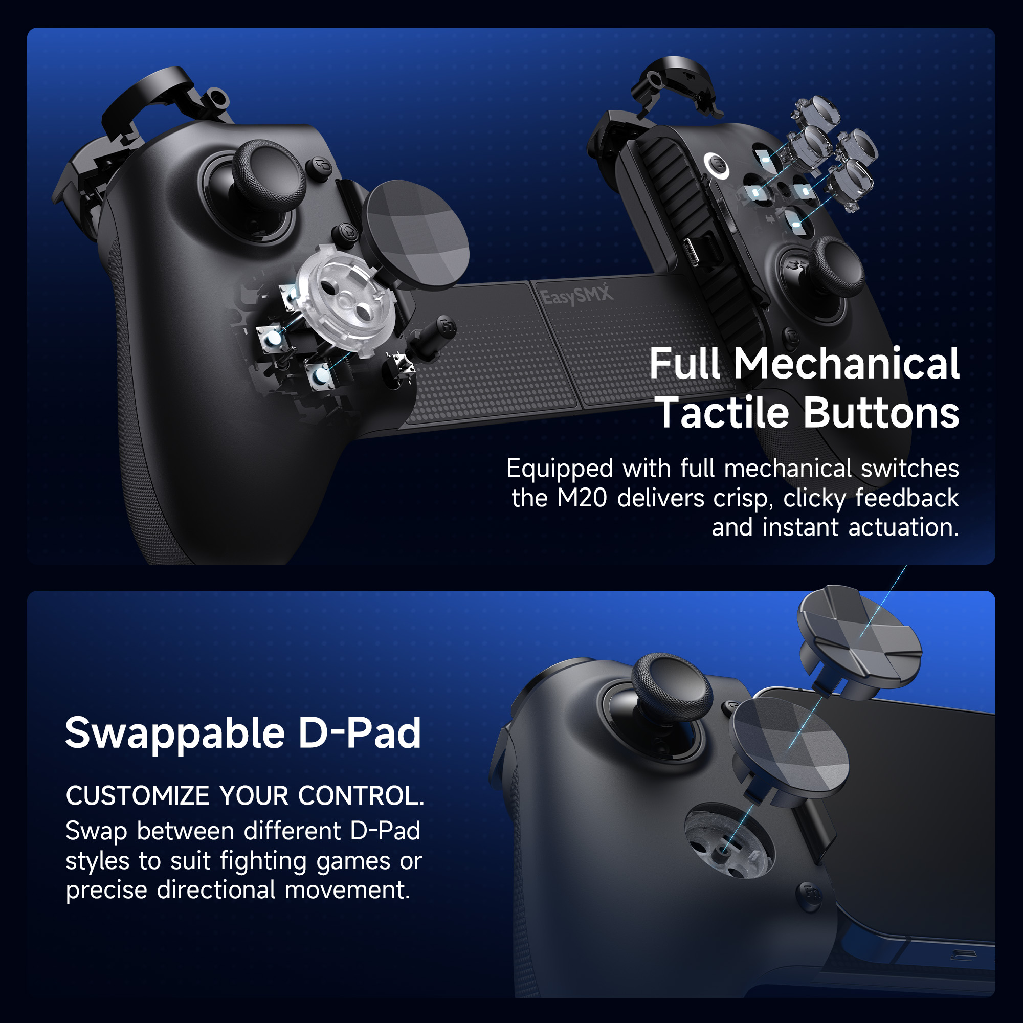 EasySMX M20 Type C Mobile Cont - Android Tablet Gaming Accessories incelemesi ve fiyatı