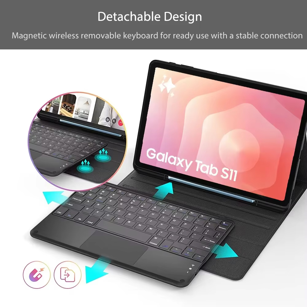 Detachable Keyboard Case For S - Samsung Tablet Keyboard Accessories incelemesi ve fiyatı