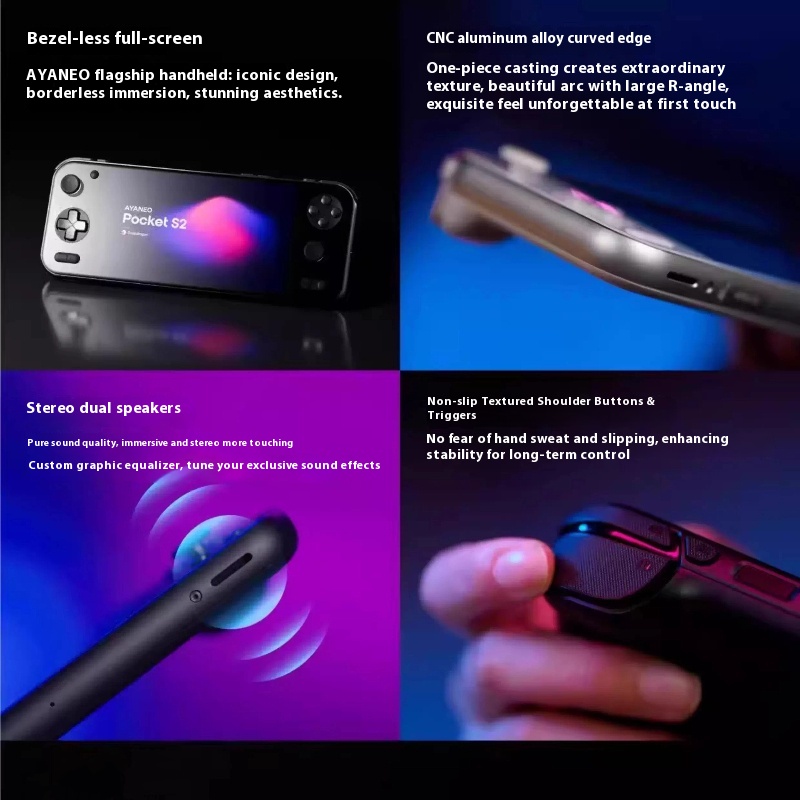 AYANEO Pocket S2 Pro Handheld  - Android Tablet Gaming Accessories incelemesi ve fiyatı