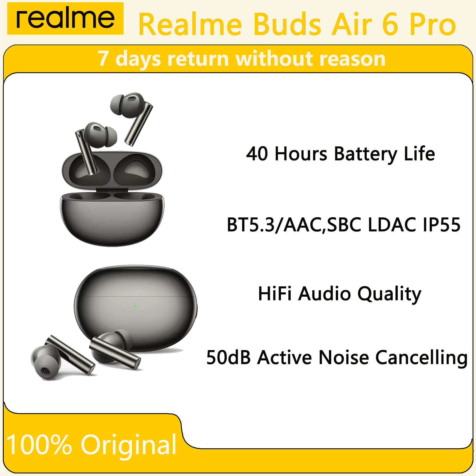Original Oppo Realme Buds Air  - Realme Tablet Accessories incelemesi ve fiyatı