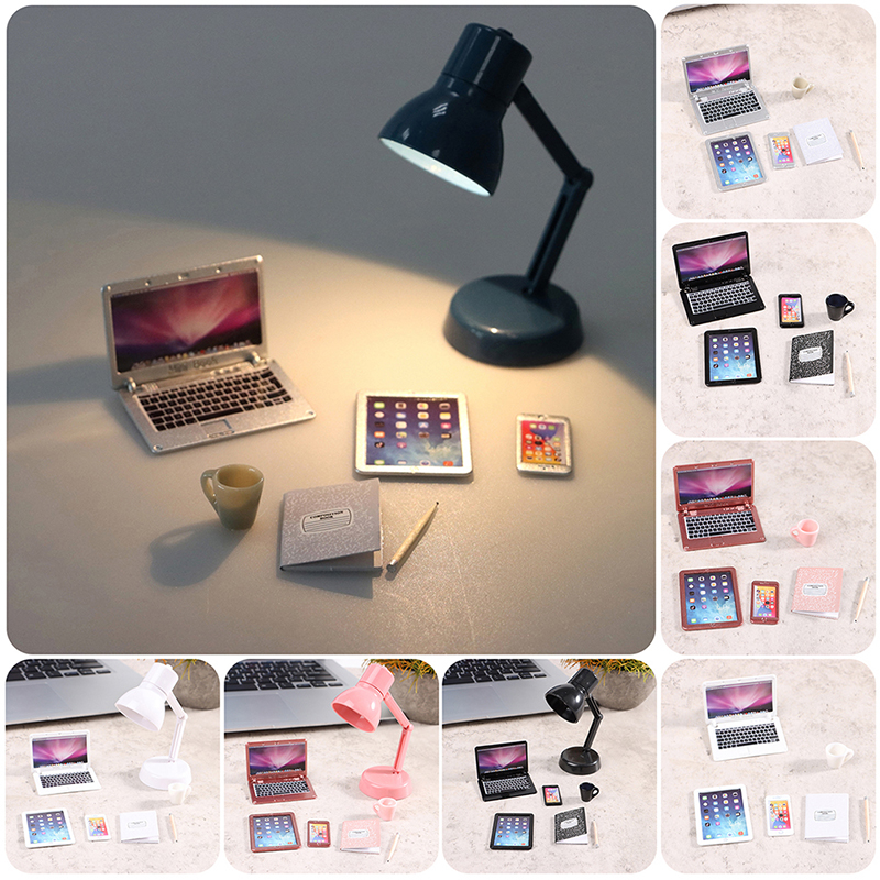 6/7Pcs/Set 1:12 Dollhouse Mini - Tablet Accessories Kids incelemesi ve fiyatı